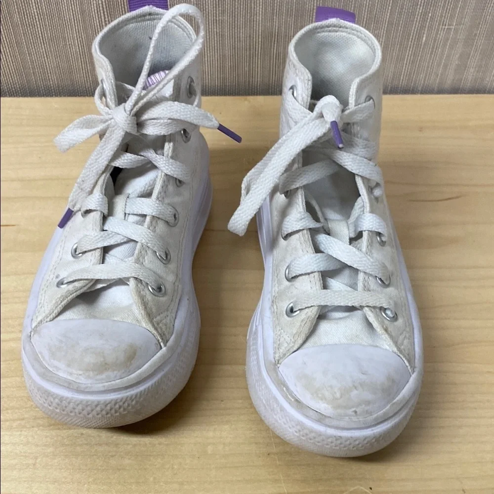 Converse Chuck Taylor All Star Move Color Pop Platform‎ white & purple high top